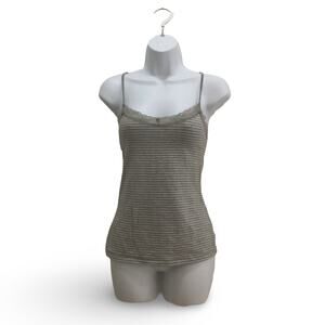 Merona Gray Striped Cami